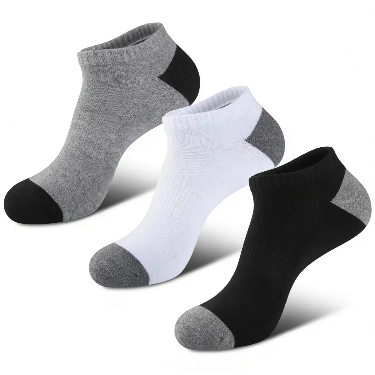 1/5/10Pairs Of Comfortable Breathable Socks Sweat Absorbing Odor Proof Low Cut Solid Color Socks Suitable For Outdoor Activities Peaceful Pleasures Health and Wellness Mix 10 pairs One Size