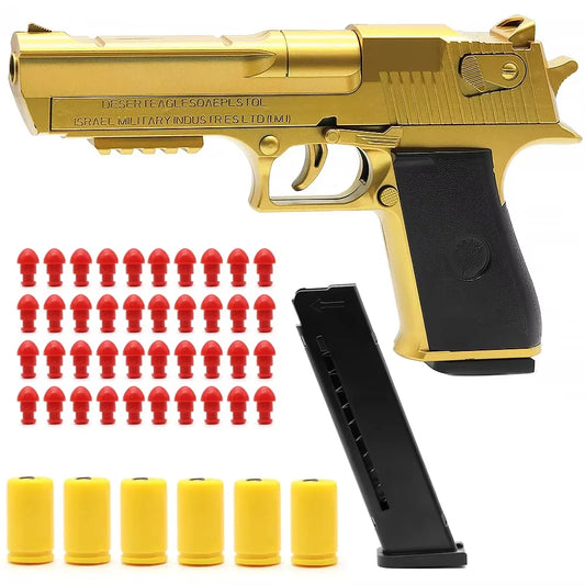 Shell Ejection Desert Eagle Toy Gun Toy Pistol For Kids Boys Great Birthday Gift For Age 14+ Peaceful Pleasures Health and Wellness