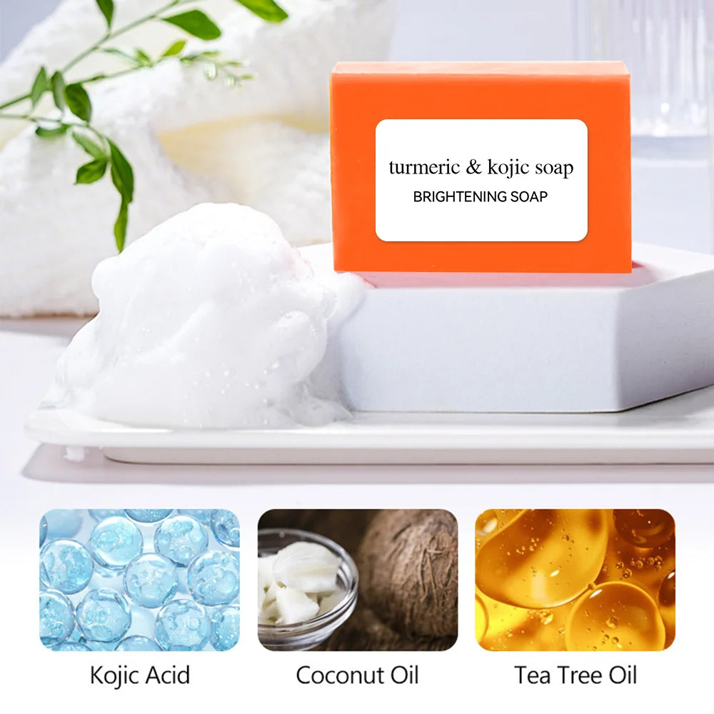 Kojic Acid Brightening Soap – Anti-Pigmentation Cleansing Bar Soap Peaceful Pleasures Health and Wellness