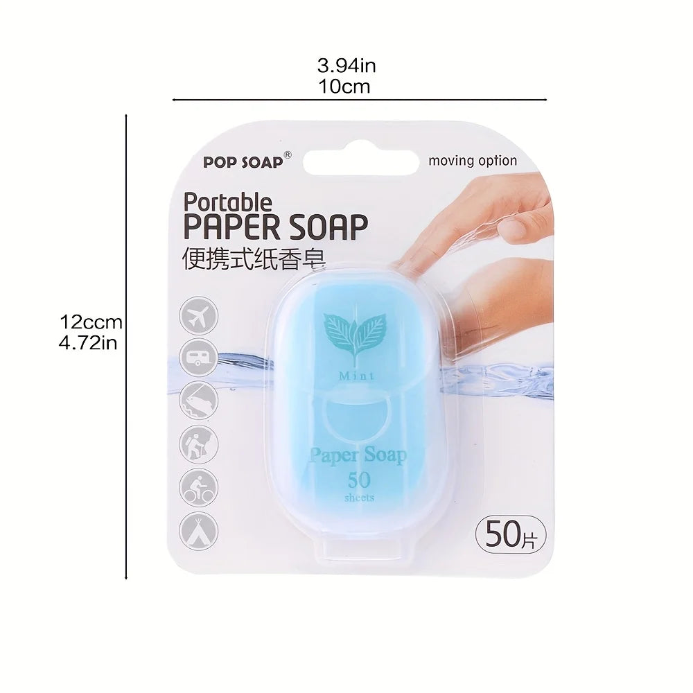 Ultimate Portable Paper Soap Sheets For Outdoor Travel， disposable hand washing travel soap Peaceful Pleasures Health and Wellness