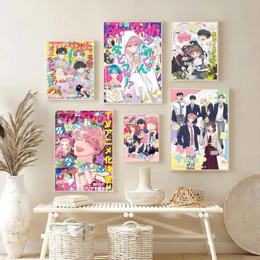 Tamon-kun Ima Dotchi Tamon's B-Side Poster HD Self Adhesive Waterproof Wall Art Ideal for Home Office Dorm Bedroom Great Gift Peaceful Pleasures Health and Wellness