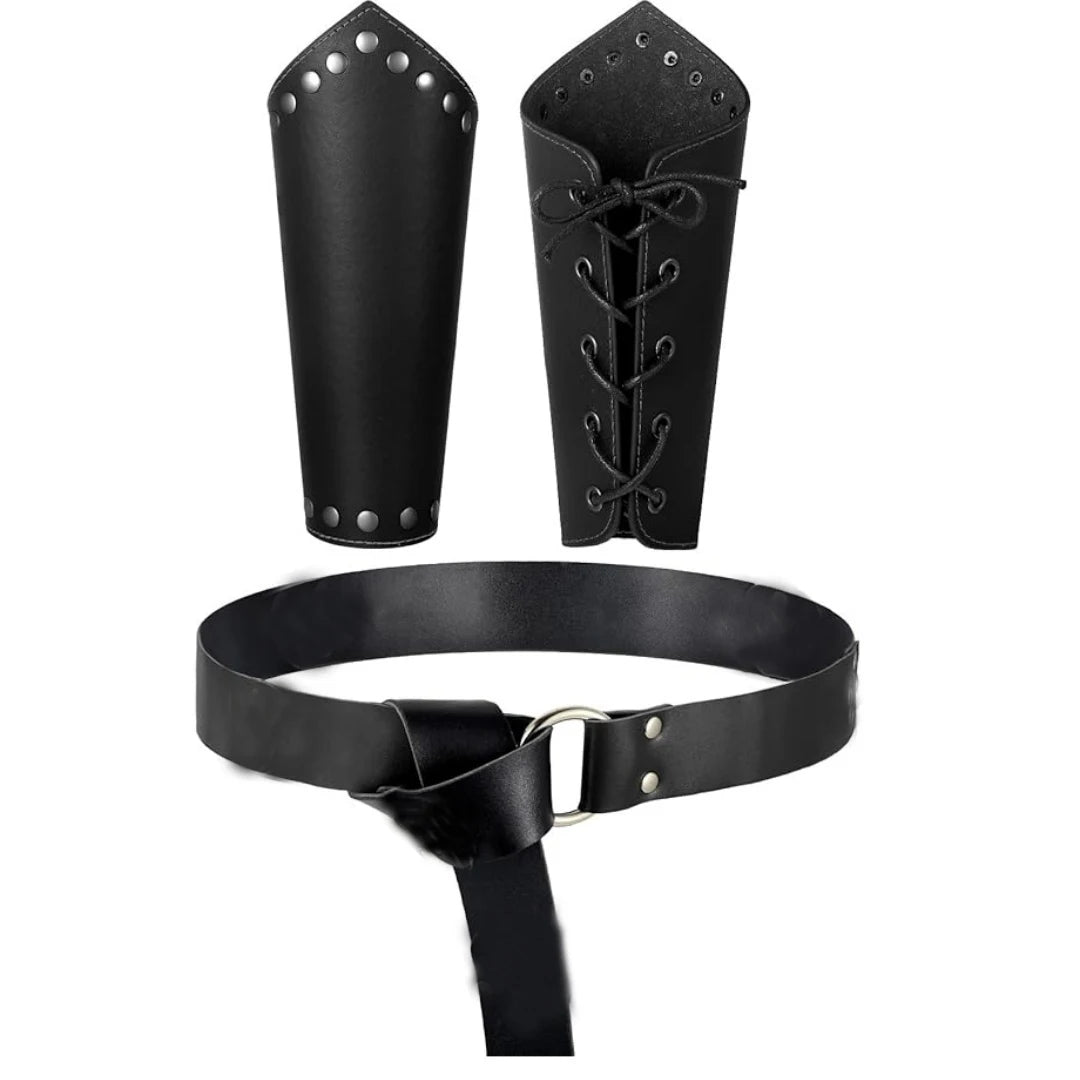 1 Medieval Viking Knight Belt Role Playing Bracelet Halloween Coplay