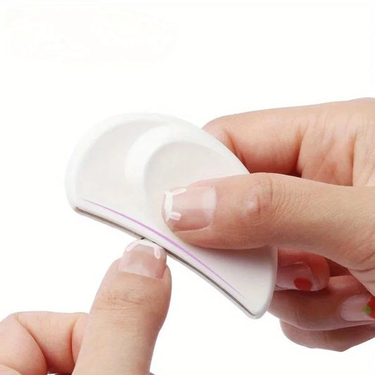 Half Moon Shaped Nail Filing and Polishing Tool Nail Art Rubbing and Polishing Tool Cute Manicure and Nail Art Tool Nail Knife Peaceful Pleasures Health and Wellness