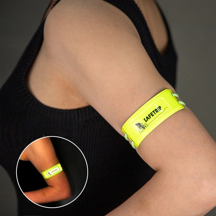 Reflective Armband Safety Strap | Elastic Cycling Leg Band