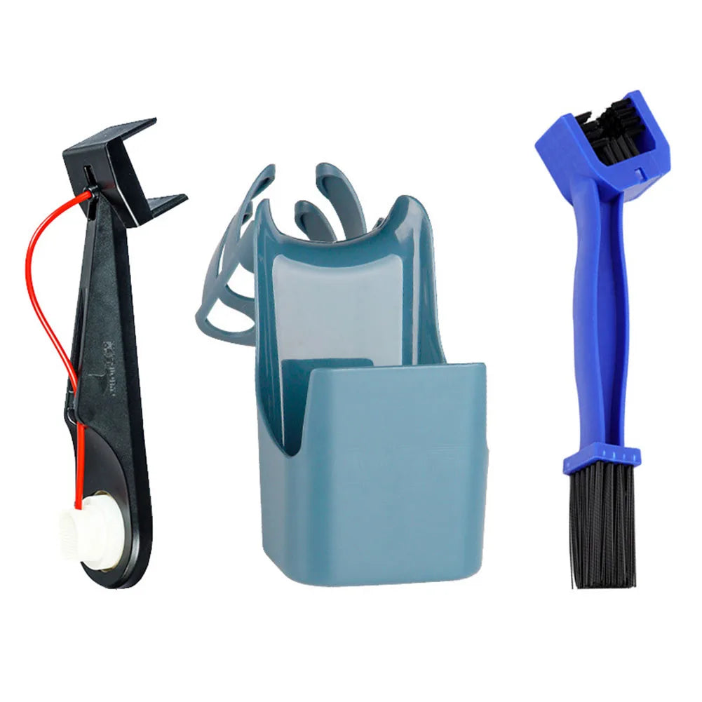Motorcycle Chain Oiler & Cleaning Tool | Splash-Proof Applicator