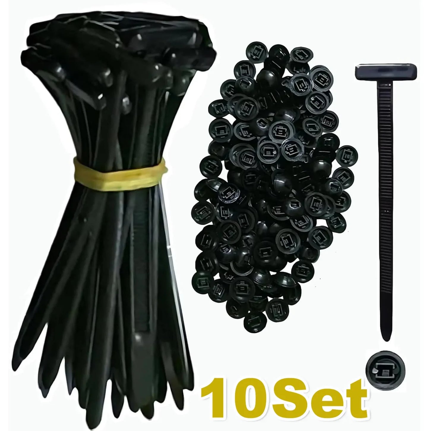 Heavy Duty Self-Locking Nylon Zip Ties – 1–300 PCS Pack