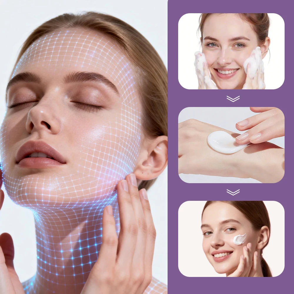 Daily Firming Cream by YOUNGCOME, Hydrating Moisturizer for Smoother, Firmer-Looking Skin, Youth-Enhancing Facial Care 60ml Peaceful Pleasures Health and Wellness