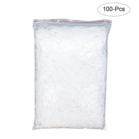 100Pcs Glue Micro-Tips Plastic Glue Bottle 502 Glue Rubber Hose Rubber Drip Tube Mouse Tail Dispensing Needle Dispensing Hose Peaceful Pleasures Health and Wellness