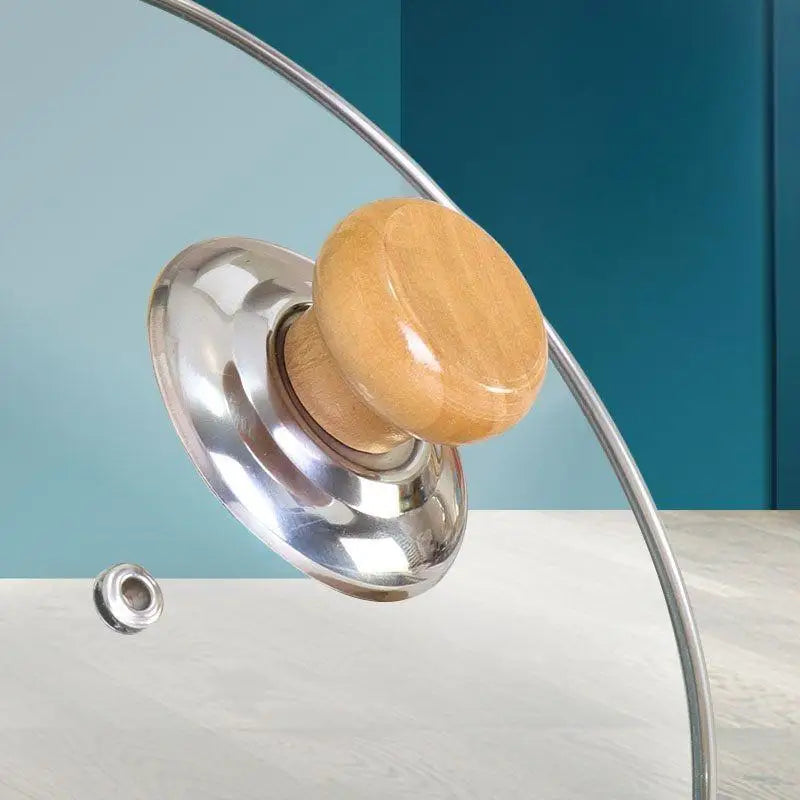 Heat Resistant Wooden Pot Lid Knob – Universal Replacement
