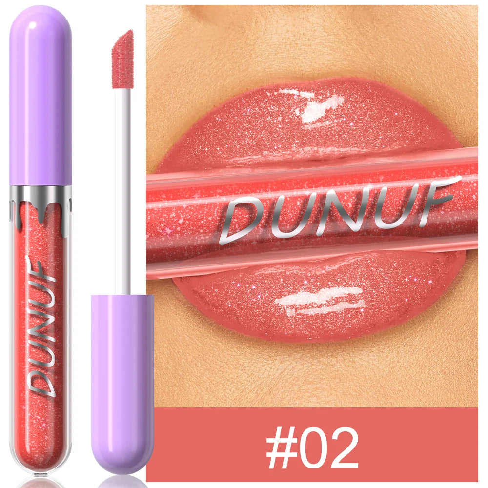 DUNUF Pearl Lip Gloss – Moisturizing, Waterproof & Long-Lasting