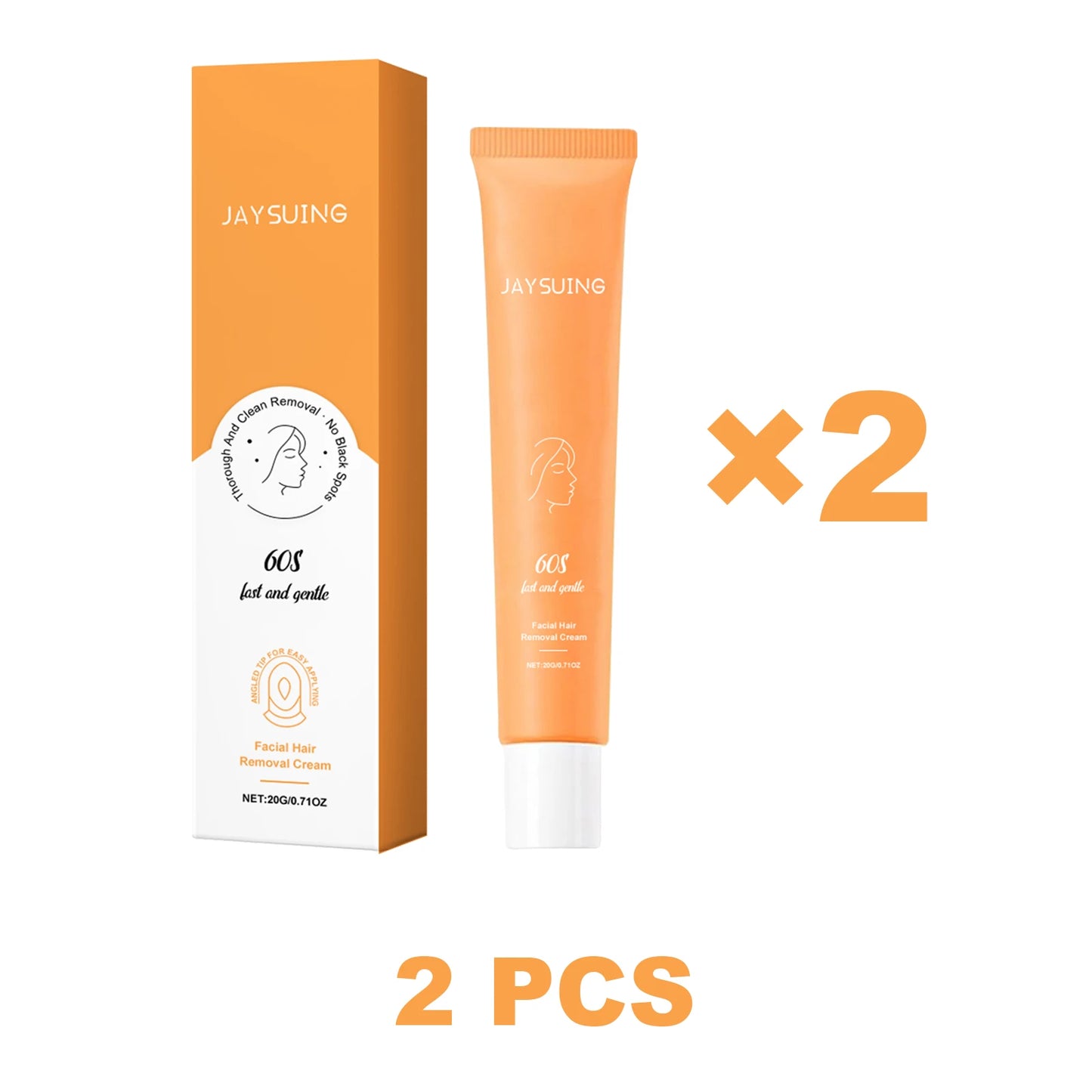 Jaysuing Facial Hair Removal Cream – Lip & Underarm 20g