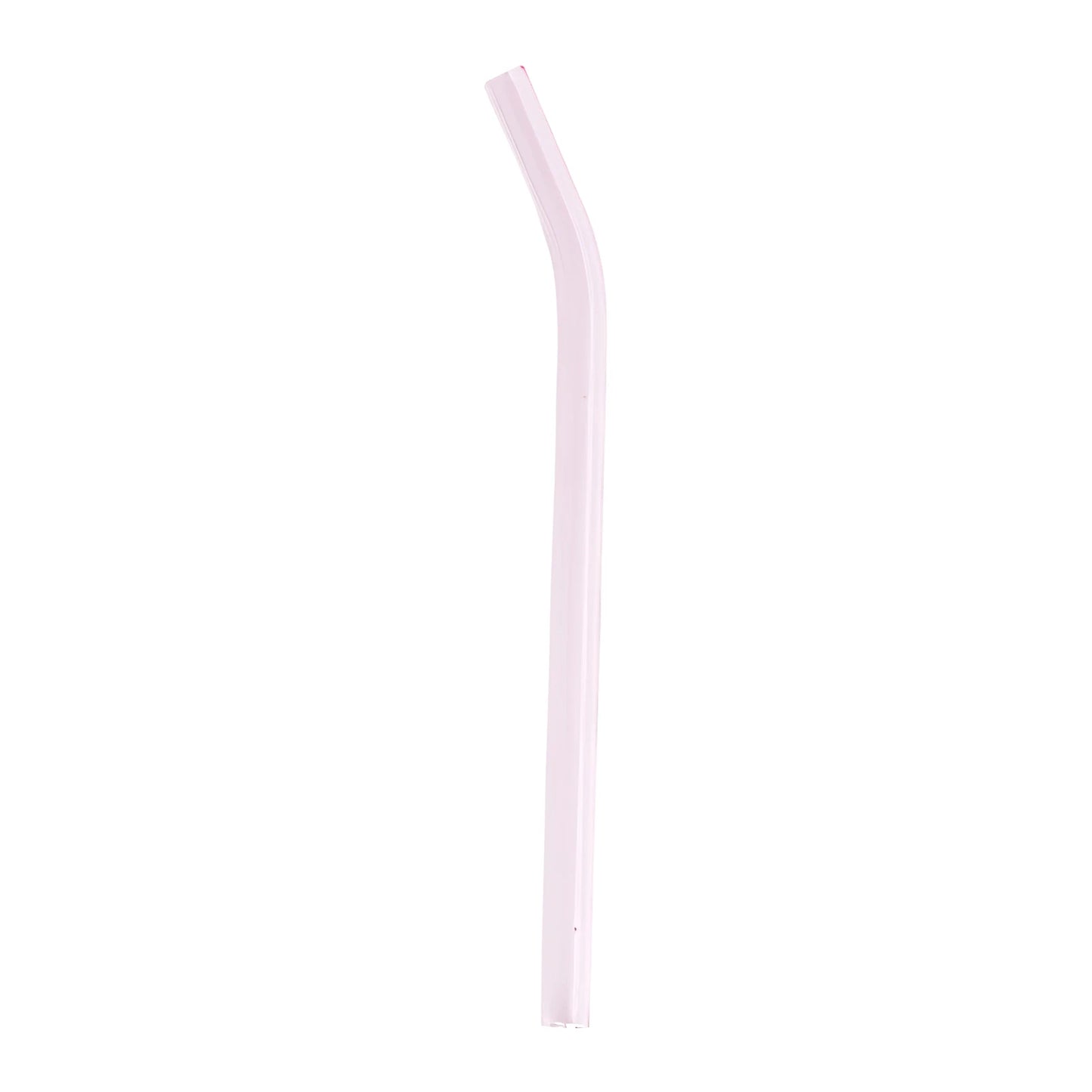 Colorful Glass Drinking Straws Easy to Clean Transparent Glass Straws for Smoothies Milkshakes Juices Teas Peaceful Pleasures Health and Wellness Pink Bent