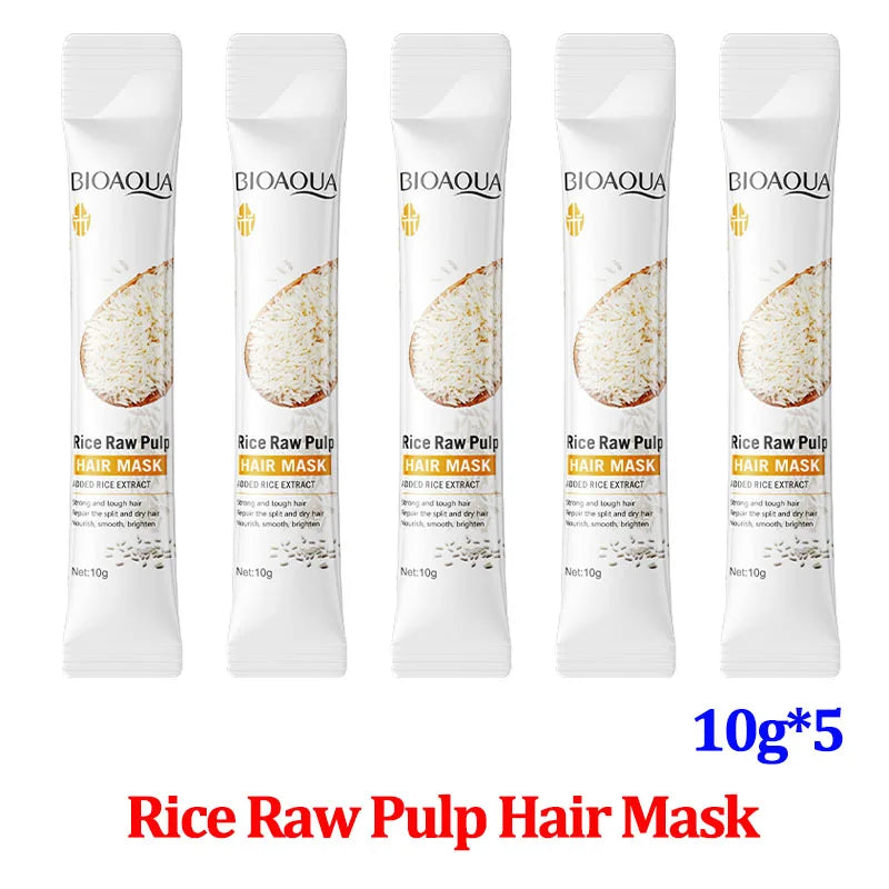 Keratin Rice Hair Mask – Smooth Frizzy & Dry Hair | PWYUMAN