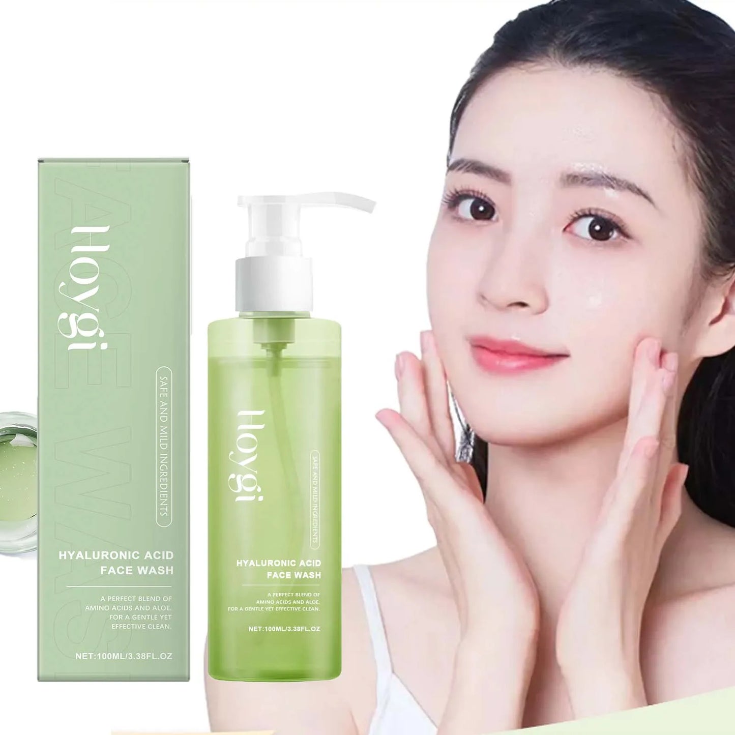 Hyaluronic Acid Cleansing Gel – Hydrating Pore-Cleaning Face Wash