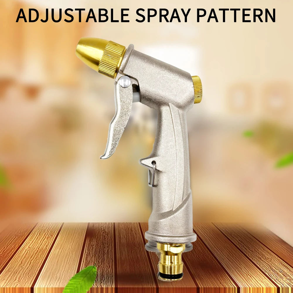 High Pressure Water Gun Water Hydro Jet High Pressure Water Spray Nozzle, Flexible Wand For Garden Plant Watering Car Washing Peaceful Pleasures Health and Wellness