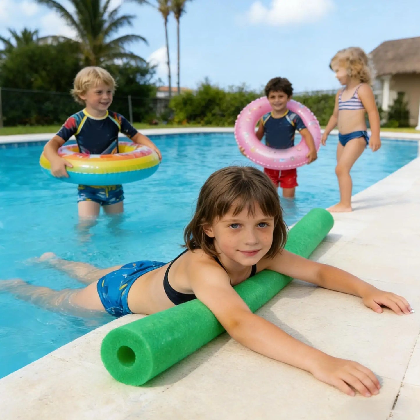 Pool Foam Noodle Stick – Soft, Hollow & Buoyant Float
