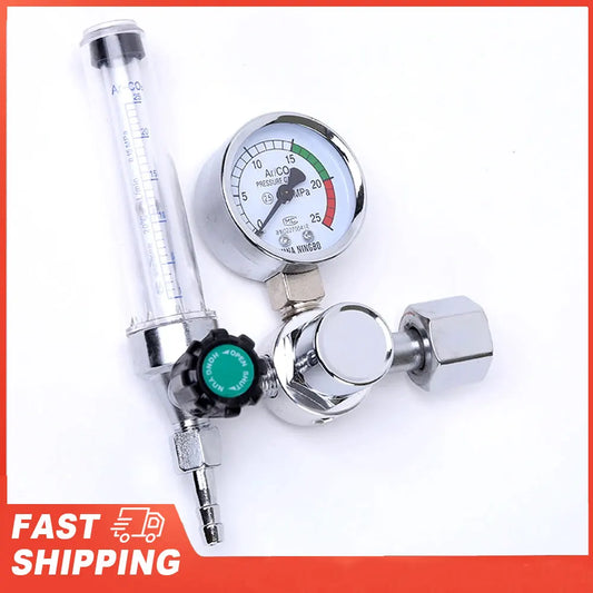 Meter 0-25Mpa Argon Regulator CO2 Mig Tig Gas-regulators Flowmeter Peaceful Pleasures Health and Wellness