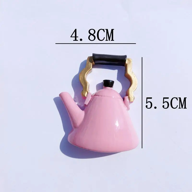 Cute Resin Fridge Magnet – Ice Cream & Cake Kawaii Decor