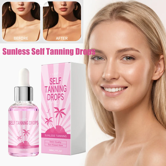 Self Tanning Drops – Sunless Bronzing Serum for Face & Body