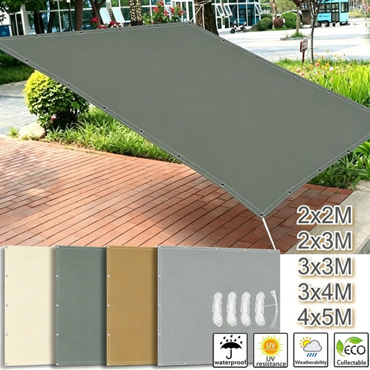 Waterproof Sun Shade Sail Awning with Grommets | UV Tarp Sun Shade Sail Tarp Peaceful Pleasures Health and Wellness