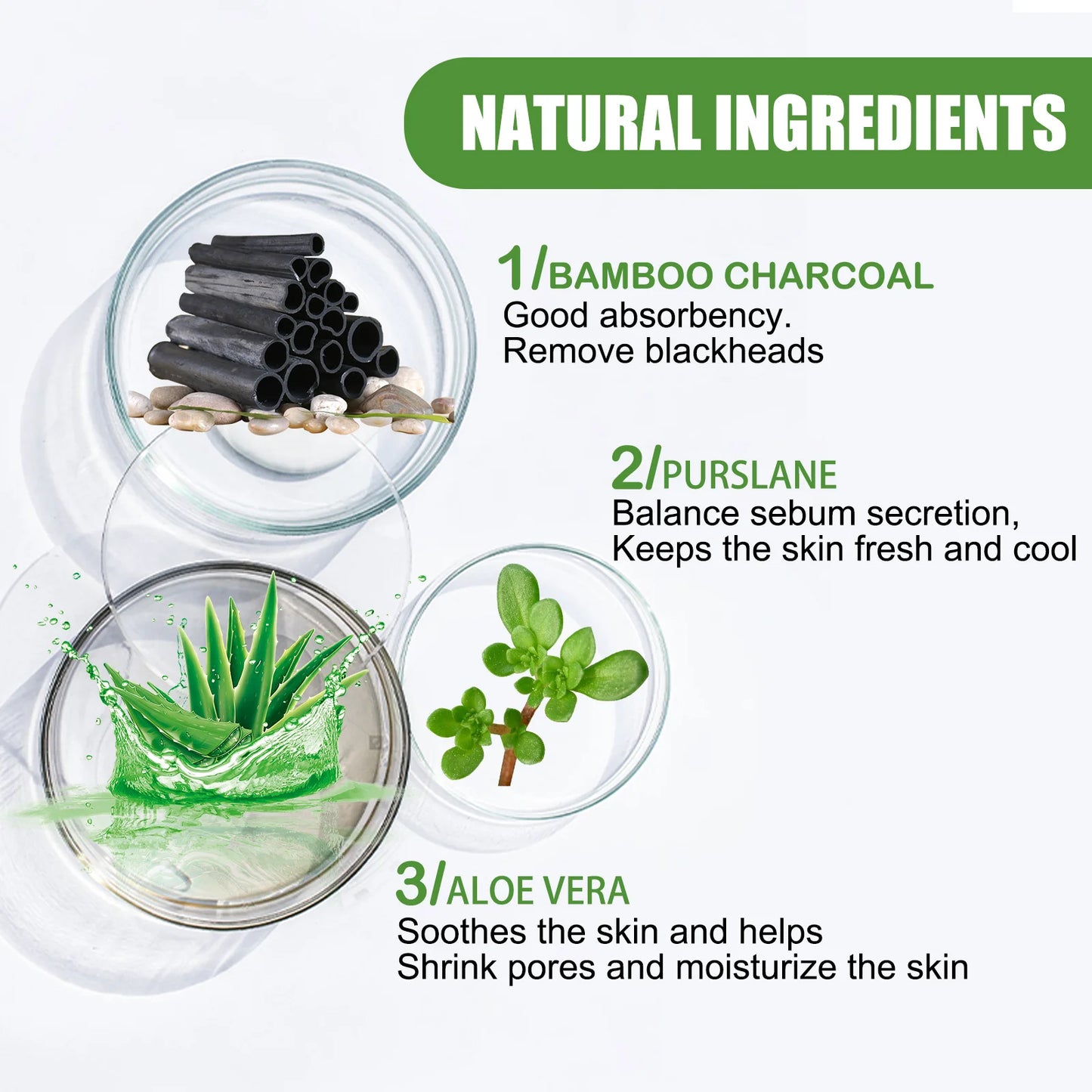 Bamboo Charcoal Blackhead Peel-Off Mask – Deep Pore Cleansing Peaceful Pleasures Health and Wellness