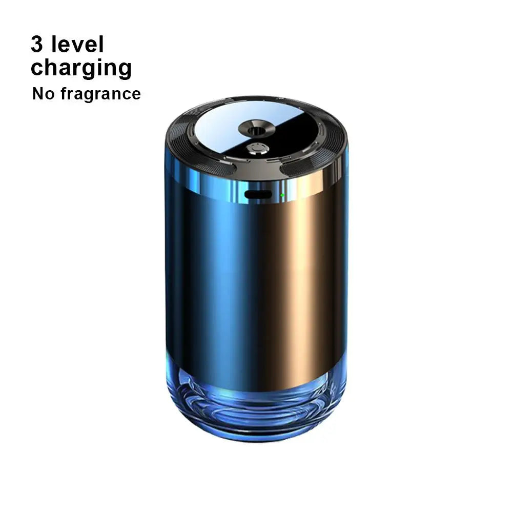 Multi-mode Adjustment Intelligent Car Aromatherapy Machine Starry Sky Projection Nano-atomization Remove Odor Cologne Humidifier Peaceful Pleasures Health and Wellness 3 level charging