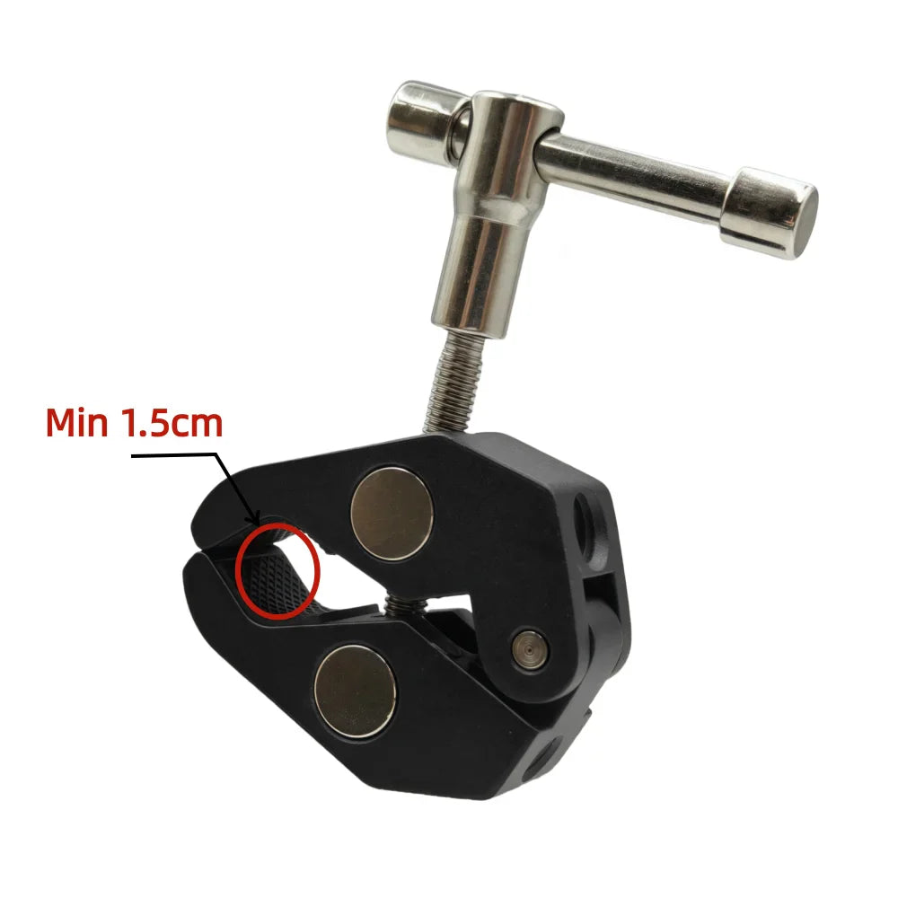 Super Clamp 360° Mini Ball Head Quick Release Mount for DSLR Camera