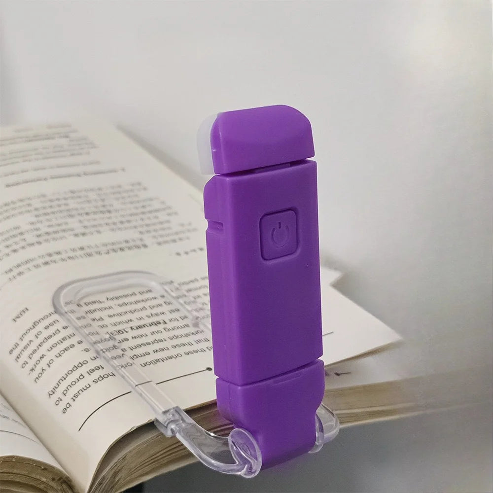 USB Rechargeable Clip-On LED Book Light | Eye Protection Reading