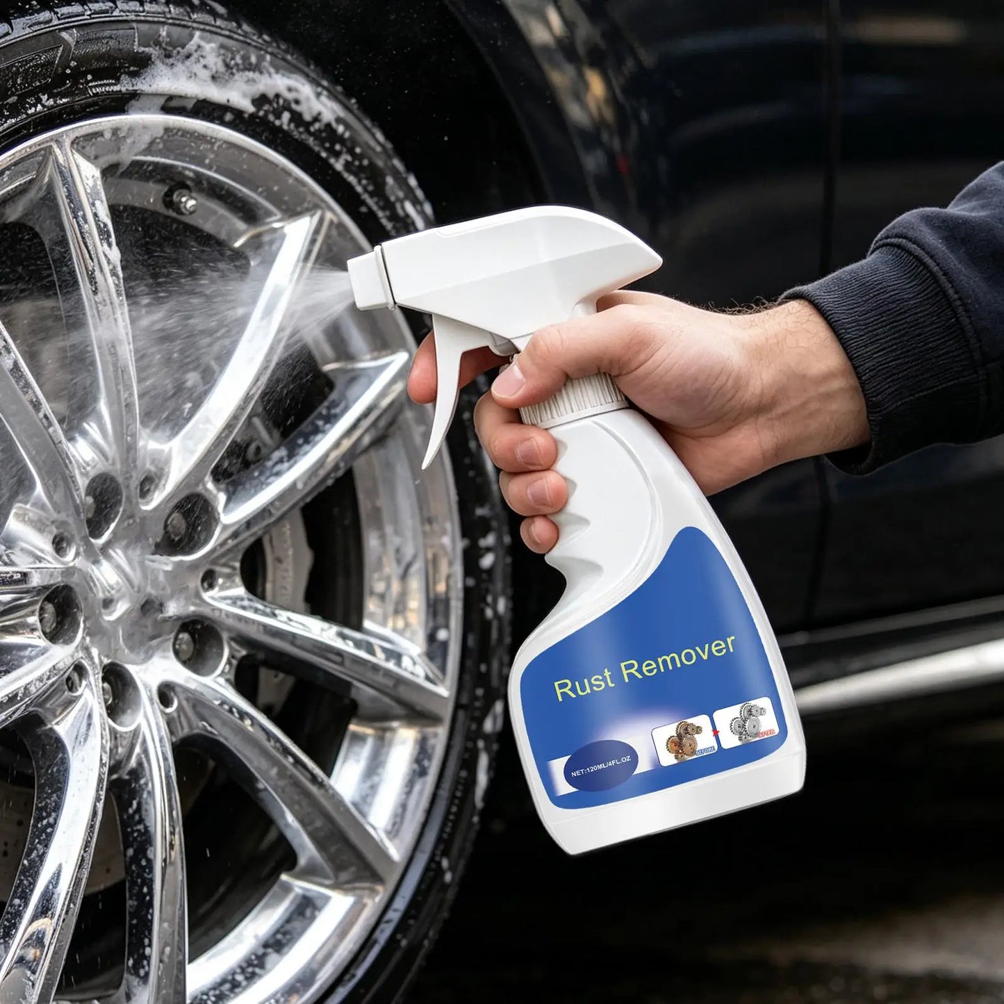 120ml Iron Rust Remover Spray – Wheels, Tires & Auto Parts