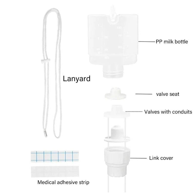 Newborn Lactation Aid | Soft Silicone Nursing Feeding Tube Device
