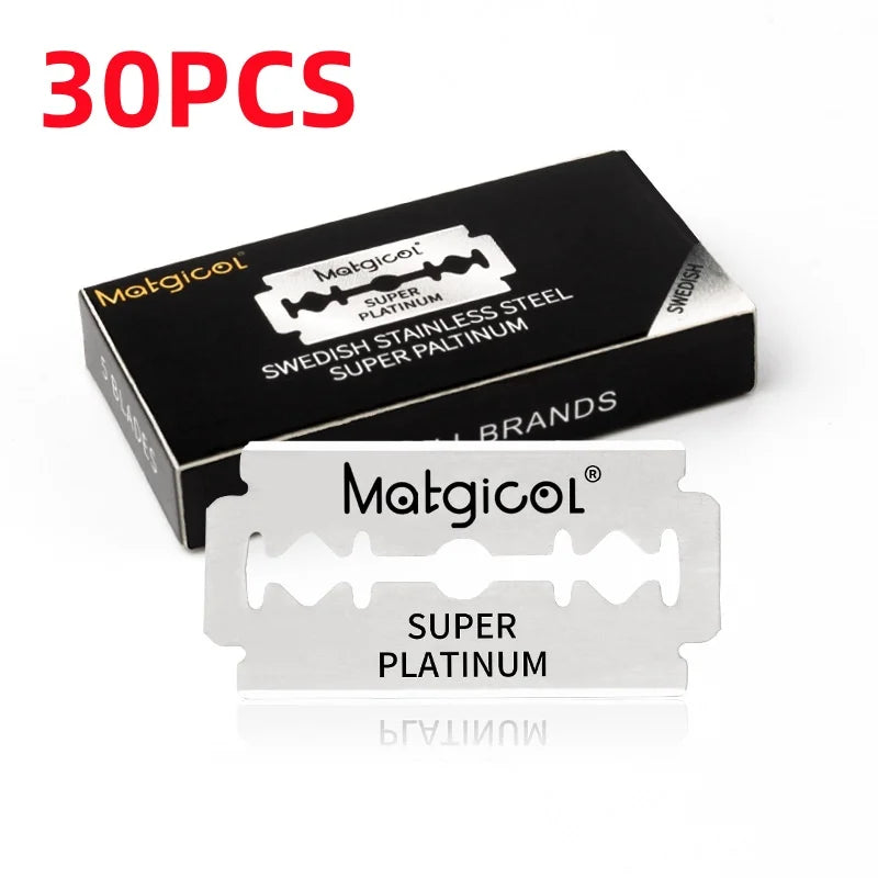 100-Pack Double Edge Safety Razor Blades | Stainless Steel