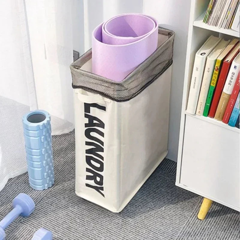 Foldable Laundry Basket with Wheels – Oxford Clothes Storage Box
