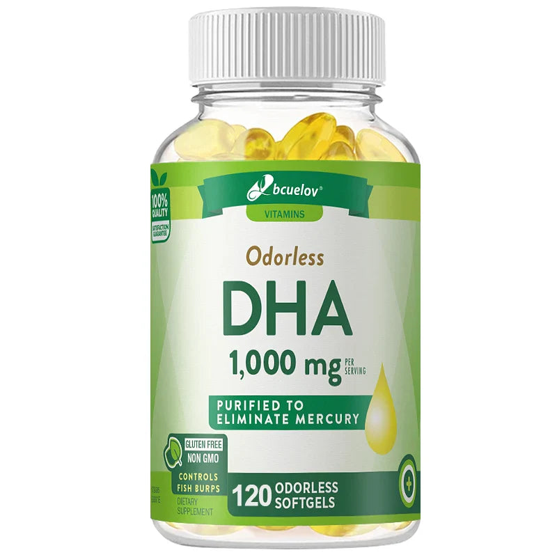 Bcuelov High Potency DHA Capsules – Brain & Cognitive Support