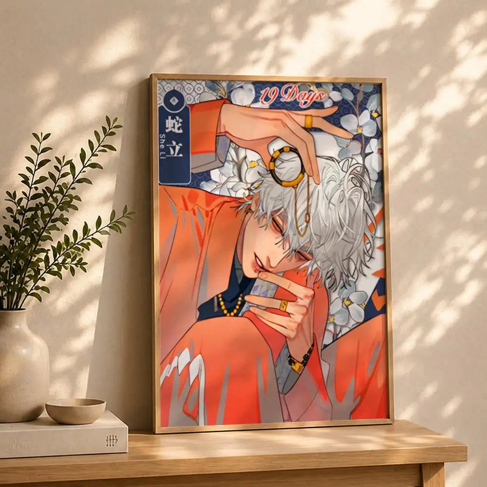 Comic HD Self-Adhesive Waterproof Wall Art Poster | Home Décor Wall Art Poster Peaceful Pleasures Health and Wellness White13 15X20cmNoframe