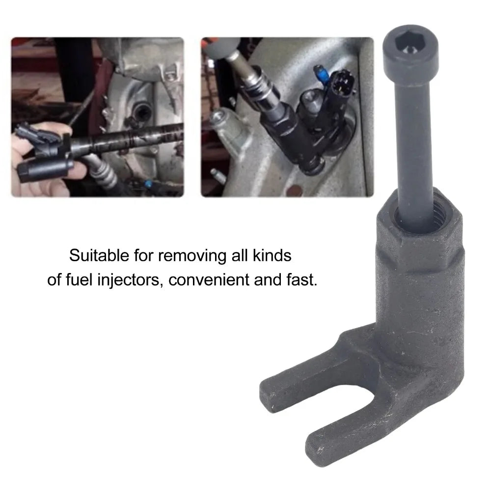 Diesel Injector Removal Tool Kit Carbon Steel Easy Efficient Fuel Injector Puller Disassembly Set Peaceful Pleasures Health and Wellness