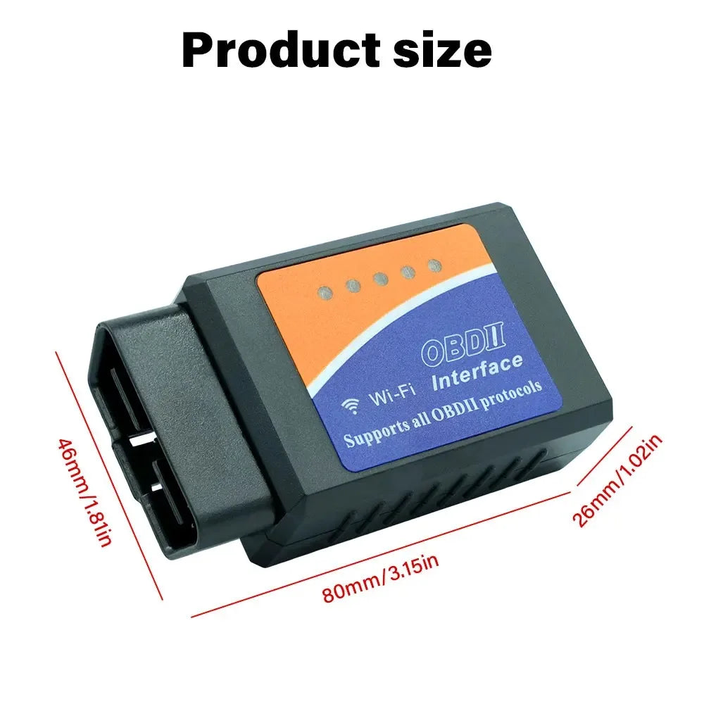 ELM327 V2.1 WiFi OBD2 Scanner TR6260S1 Car Diagnostic Code Reader Tool for Android IOS PK Vgate Icar2 Peaceful Pleasures Health and Wellness