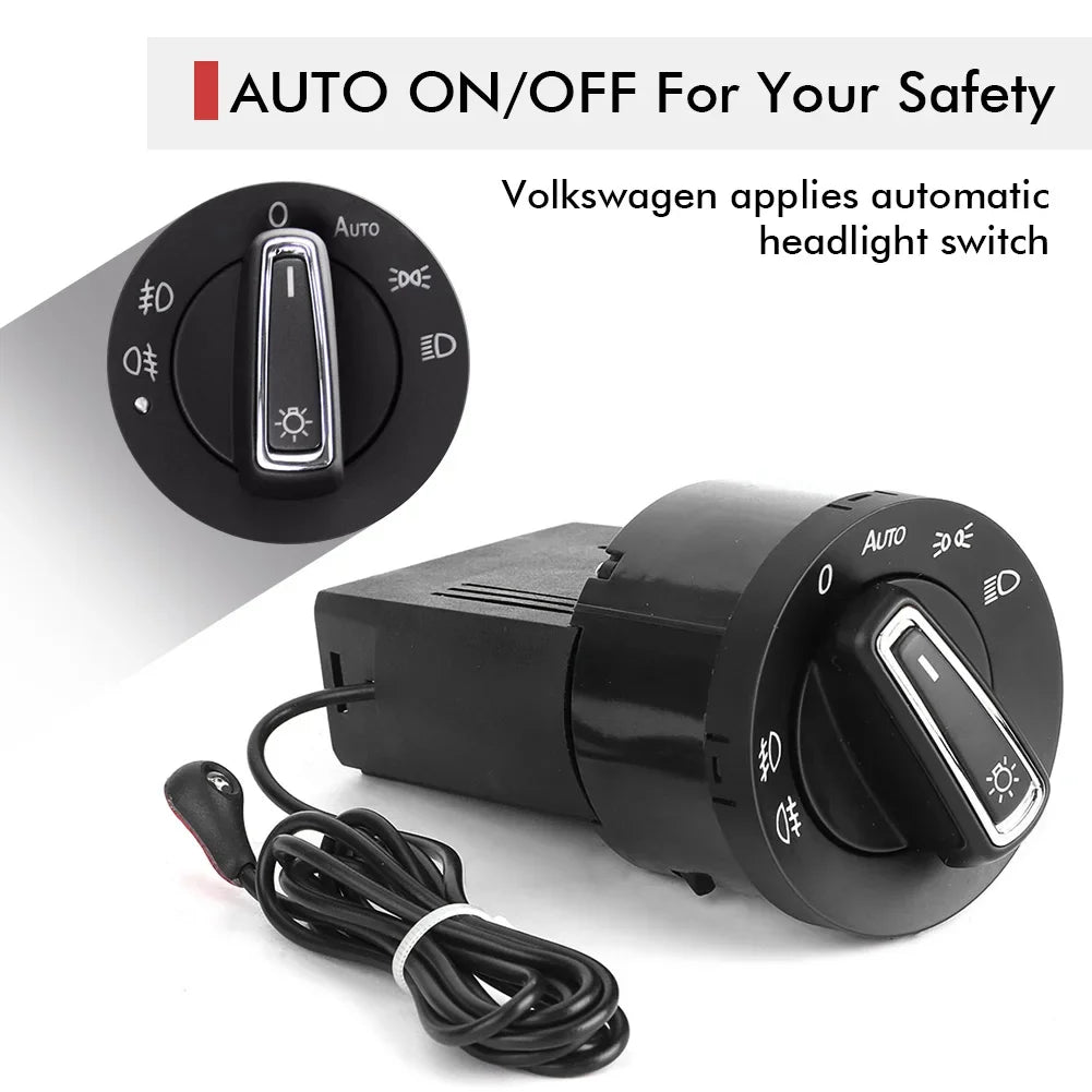 Auto Headlight Lamp Control Switch Light Sensor Module Fit VW Golf