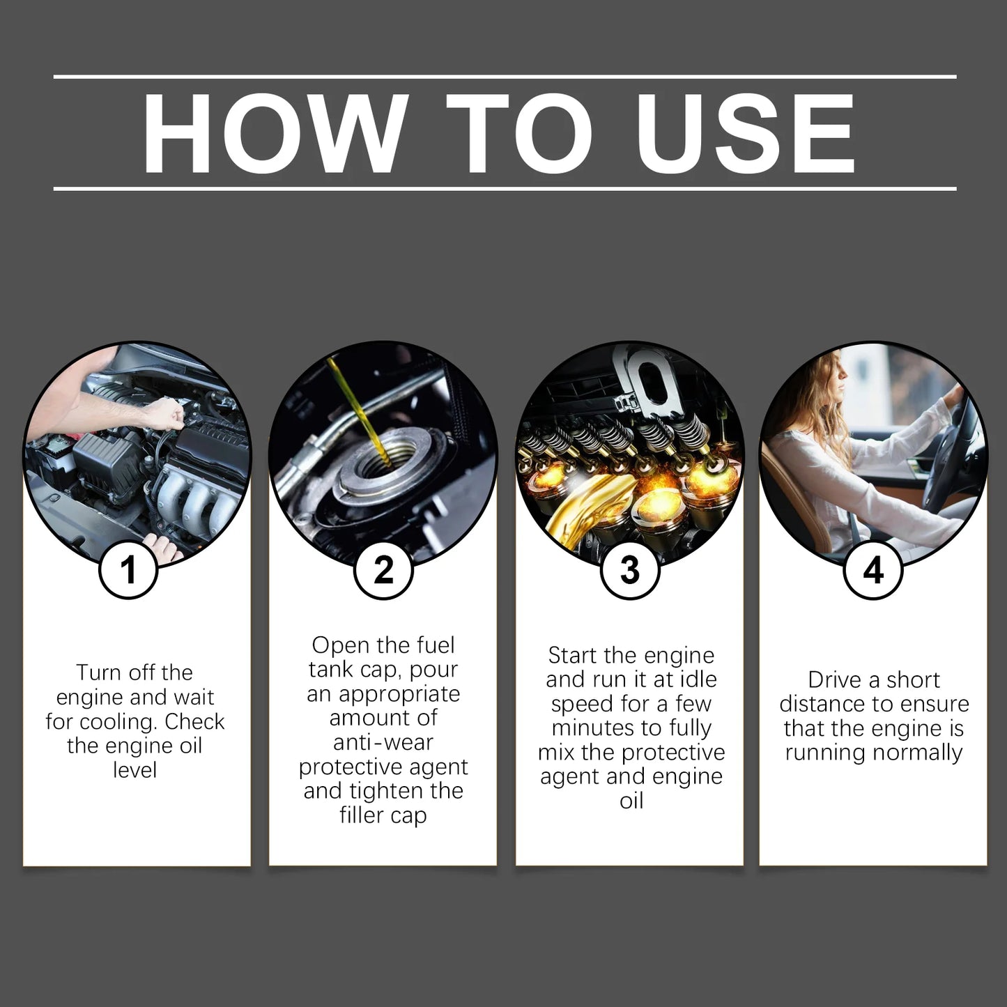 RayHong Engine Anti-Wear Protection Agent 100ml | Oil Additive