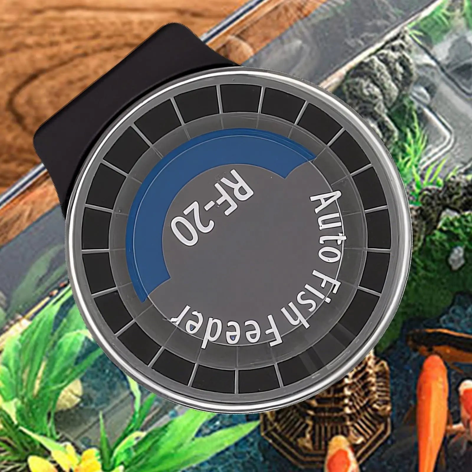 Fish Automatic Feeder 21-Compartment 6 Timers Aquarium Food Dispenser Fish Tank Smart Feeder For Turtle Betta Tetrasfrog Axolotl Peaceful Pleasures Health and Wellness