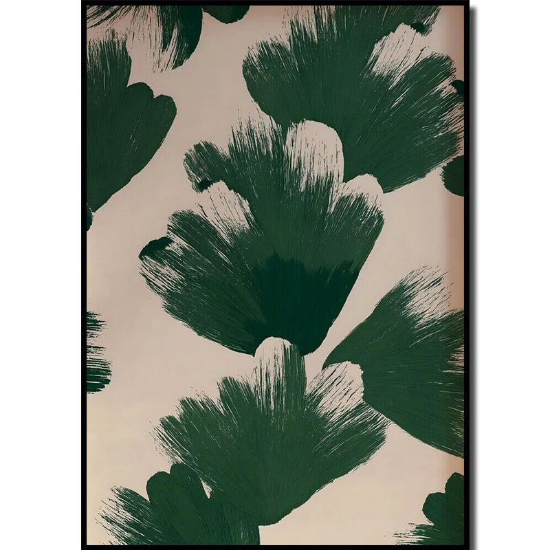 Sage Green Burnt Orange Modern Wall Art Canvas painting , Medieval Modern Wall Art Printed Poster, Home Wall Decoration Gift, Peaceful Pleasures Health and Wellness DD054-05 40x50cm Unframed