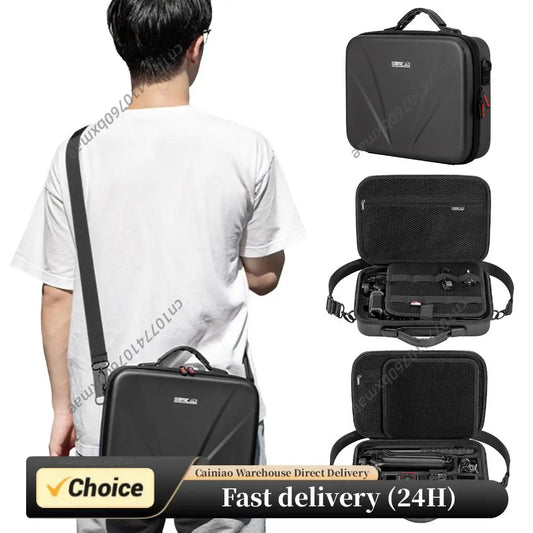 For Insta360 Ace Pro 2 Grip Kit Organizer Bag Anti-Scratch Hard Shell Storage Bag Portable Camera Organiser for Outdoor Travel Peaceful Pleasures Health and Wellness