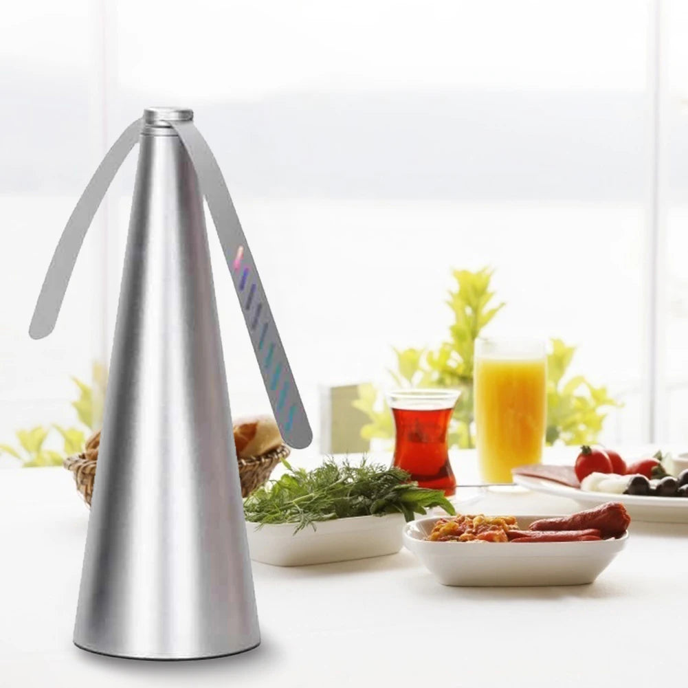 Fly Repellent Automatic Fan Fly Fans Pest Repellent Table Fan Battery/USB Powered Bug Repellent Keep Flies Away ﻿ Peaceful Pleasures Health and Wellness