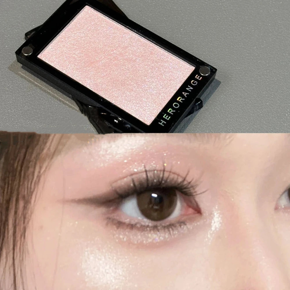 Moonlight White Shimmer Highlighter & Contour Makeup Palette