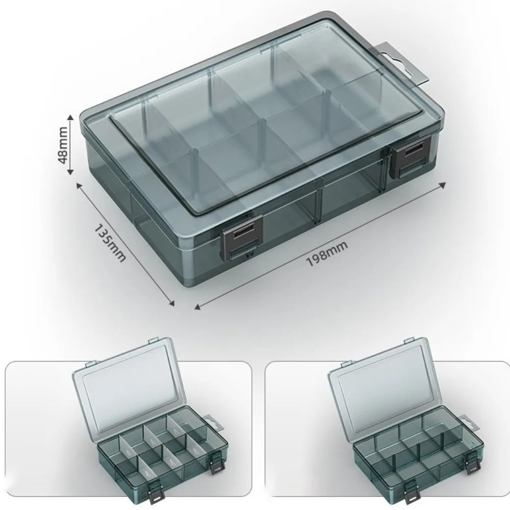 Plastic Parts Storage Box with Removable Dividers | Organizer