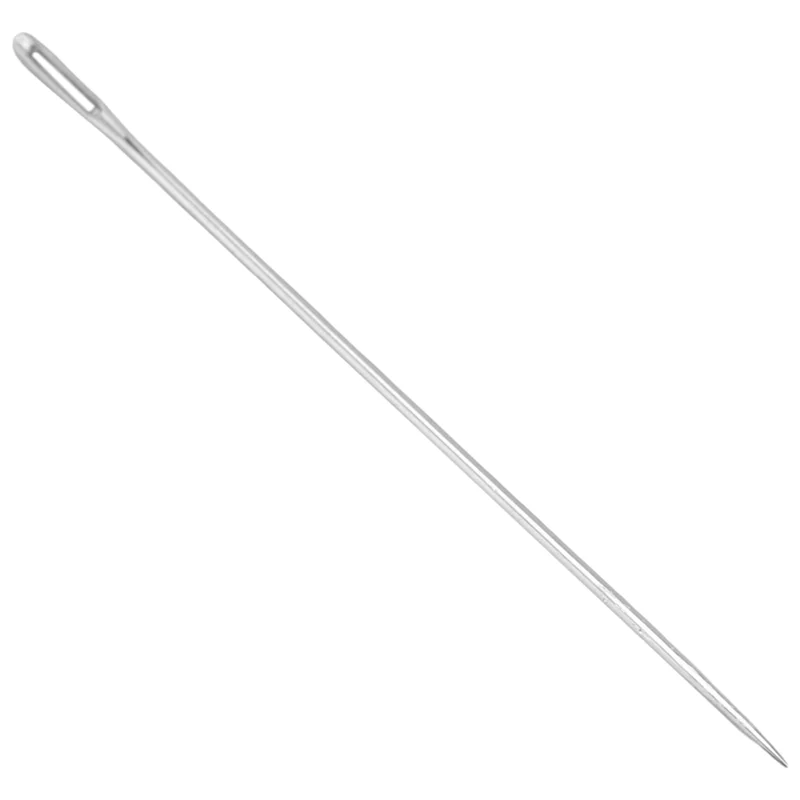 A36T-2Pcs Wooden Needle Case With 12 Gold Tail Back Hanging Needles And 4 Large-Eye Leather Stitching Needles For Handmade Sewin Peaceful Pleasures Health and Wellness