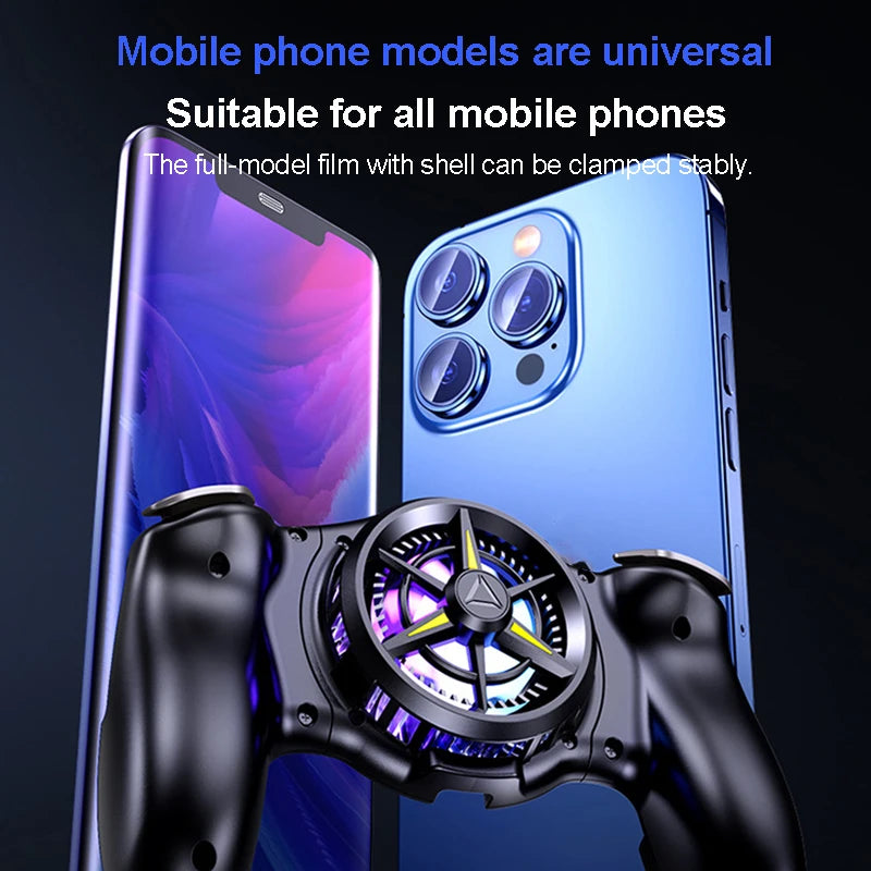 Cooling Fan For Mobile Phone Radiator Portable Cooler Gamer For Cell Phone Cooler Fan Smartphone Cooler Cell Cooling Plate Mini Peaceful Pleasures Health and Wellness