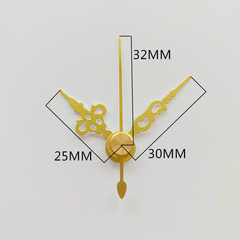 Mute DIY Wall Clock Movement Mechanism with Clock Hands Silent Kit Battery Operated Watch Repair Parts Replacement Set Peaceful Pleasures Health and Wellness