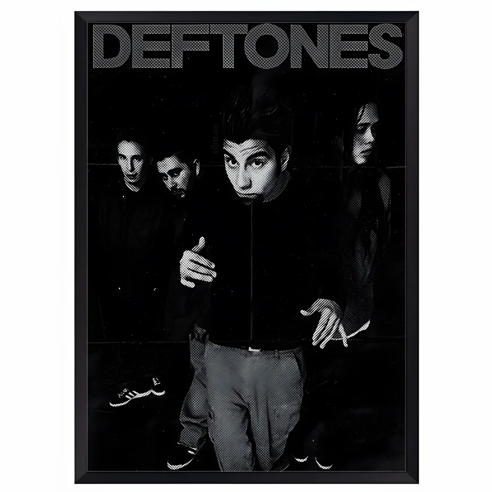 D-Deftones Band Poster HD art sticky wall waterproof home living room bar office aesthetic decoration Peaceful Pleasures Health and Wellness