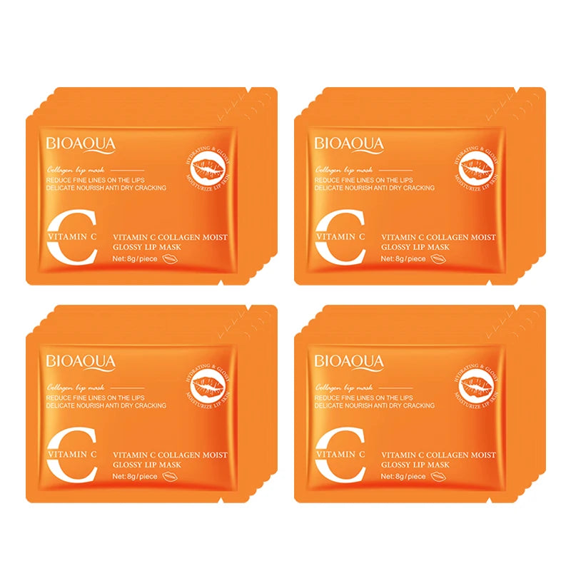 BIOAQUA Collagen Lip Mask 20pcs – Hydrating Lip Plumper