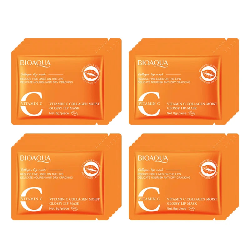 BIOAQUA Crystal Collagen Lip Mask 20pcs – Hydrating Lip Plumper